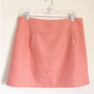 NEW J.Crew Coral Peach Pink Skirt Sz 6